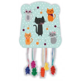 Piñata Gatos Azul