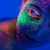 Máscara Pestañas Pelo Fluorescente