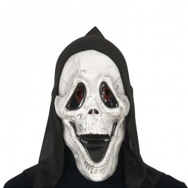 Máscara Calavera Con Capucha Pvc Máscara Calavera Con Capucha Pvc