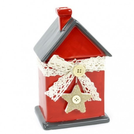Casa Estrella Cerámica 9 X 7 X 14 Cm