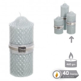 Vela Cilíndrica Azul Metalic Navidad 6,80 X 16 Cm 460 Grs 40 Horas Combustion Vela Cilíndrica Azul Metalic Navidad 6,80 X 16 Cm 460 Grs 40 Horas Combustion