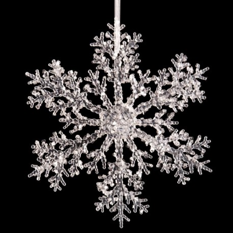 Colgante Estrella Nieve 30 X 30 Cm
