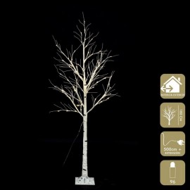 Árbol 96 Luces Led Cálido 180 Cm de altura