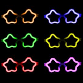 Gafas Luminosas Estrella Granel (50 uds)