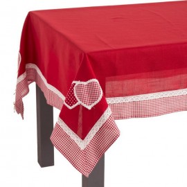 Mantel Poliester Rojo 150 X 150 Cm