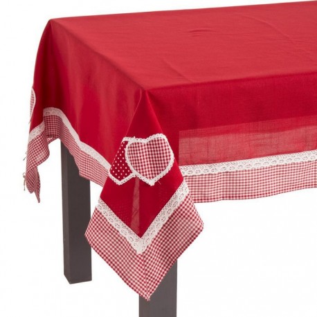 Mantel Poliester Rojo 150 X 240 Cm