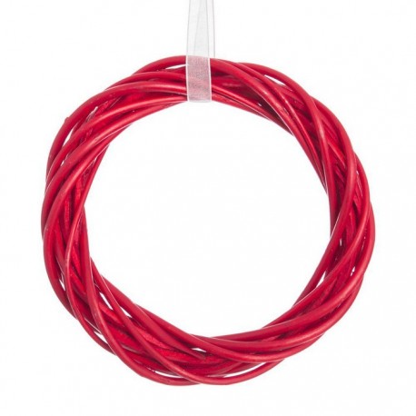 Anillo Mimbre Rojo 15 X 15 X 2,50 Cm