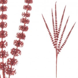 Rama Purpurina Poliester Rojo 90 Cm Rama Purpurina Poliester Rojo 90 Cm