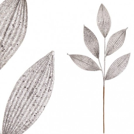 Rama Purpurina Poliester Plata 85 Cm