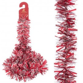 Boa Rojo 7 X 7 X 180 Cm Holograma Mate y Plata Boa Rojo 7 X 7 X 180 Cm Holograma Mate y Plata