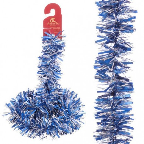 Boa Azul 7 X 7 X 180 Cm Holograma Mate y Plata