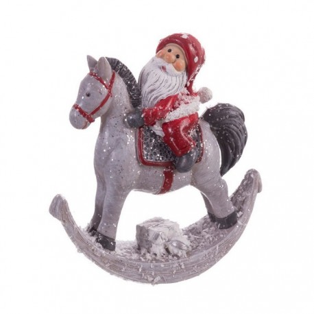 Papa Noel Balancín 9,50 X 3,50 X 10,50 Cm