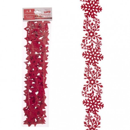 Guirnalda Rojo 120 X 0,30 Cm