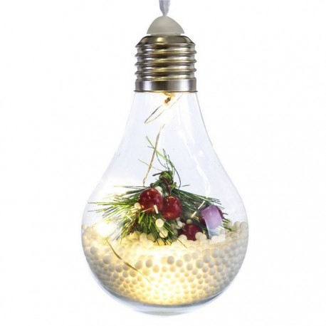 Colgante Bombilla 7 Cm Con Luz