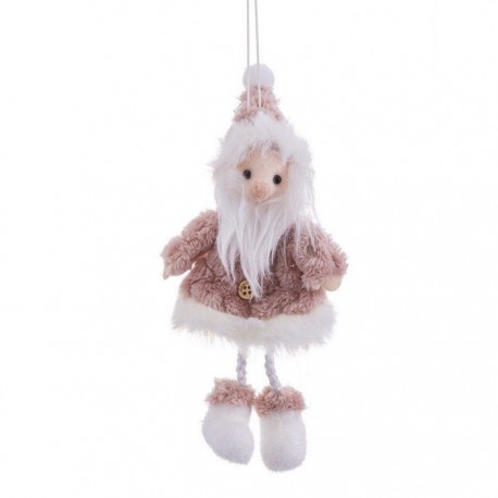 Colgante Papa Noel Tejido 15 Cm