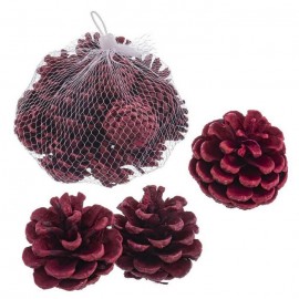 Bolsa 200 Gr Piñas Grandes color Rojo Bolsa 200 Gr Piñas Grandes color Rojo