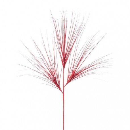 Rama Purpurina Plástico Rojo 110 Cm