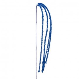 Rama Purpurina Plástico Azul 140 Cm