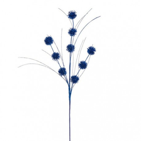 Rama Purpurina Plástico Azul 70 Cm