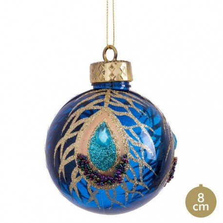 Bola Azul 8 X 8 X 8 Cm