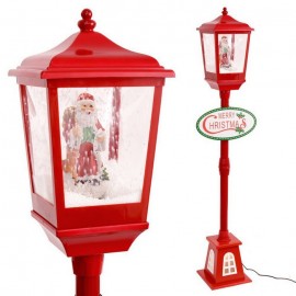 Farola Papa Noel con Luz, Movimiento y Sonido 135 Cm Farola Papa Noel con Luz, Movimiento y Sonido 135 Cm
