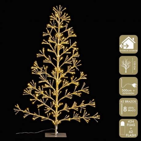 Árbol 496 Luces Led Altura 120 CM