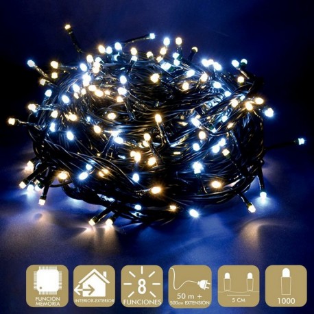 1000 Luces Led 8 Funciones