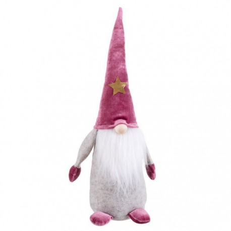 Figura Papa Noel De Pie Tejido 50 Cm
