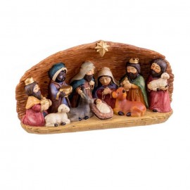 Nacimiento Peana Poliresina 16,70 X 5,20 X 9 Cm Nacimiento Peana Poliresina 16,70 X 5,20 X 9 Cm