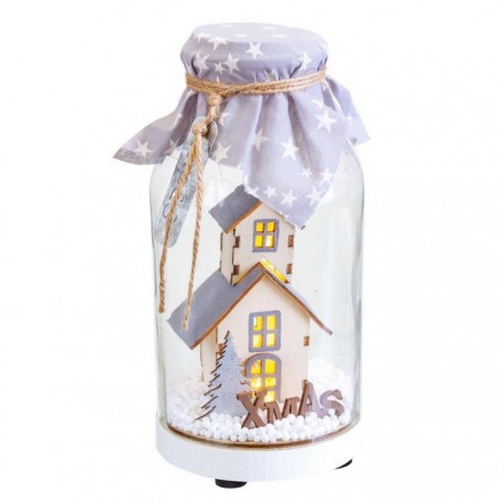 Botella Casa Con Luz