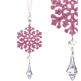 Colgante Estrella Rosa 15 Cm