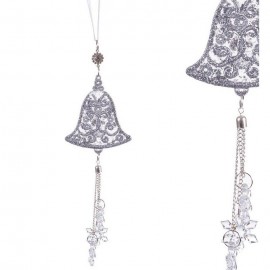 Colgante Campana Cascabeles Plástico 21 Cm