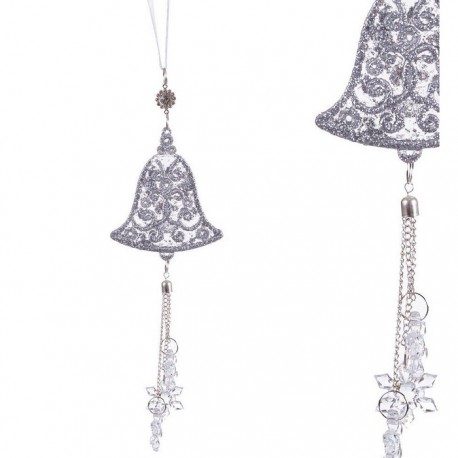 Colgante Campana Cascabeles Plástico 21 Cm