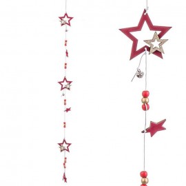 Guirnalda Estrellas Madera 7 X 90 Cm Guirnalda Estrellas Madera 7 X 90 Cm