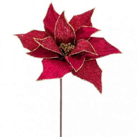 Poinsettia Burdeos 50 X 30 Cm