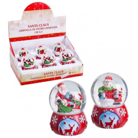 Bola Nieve Papa Noel 7 X 7 X 9 Cm