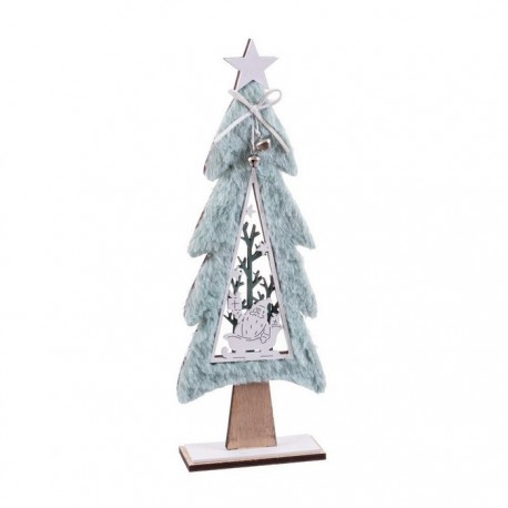 Árbol Con Tejido de Madera 13 X 5 X 36 Cm