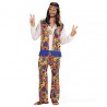 Disfraz de Hombre Hippie Multicolor
