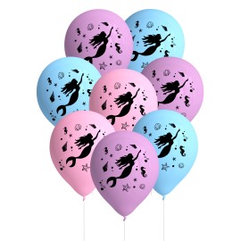 8 Globos Sirena de Látex 8 Globos Sirena de Látex