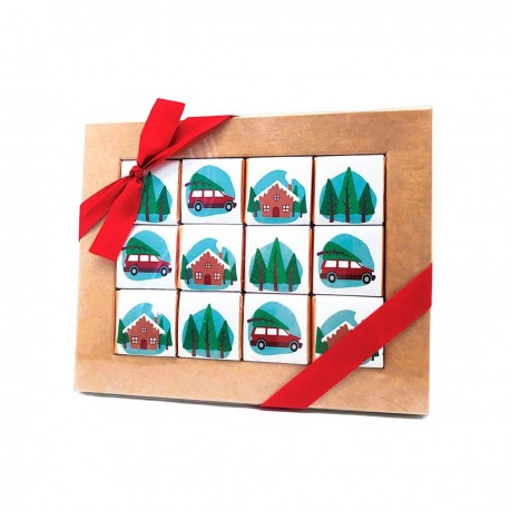 Estuche napolitanas modern Christmas