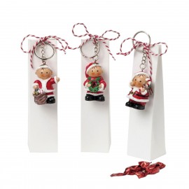 Llavero Papá Noel decorado 3,5x14 cm Llavero Papá Noel decorado 3,5x14 cm