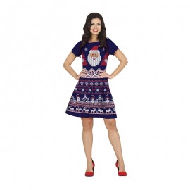 Disfraz de Blue Crochet Dress Adulta Disfraz de Blue Crochet Dress Adulta