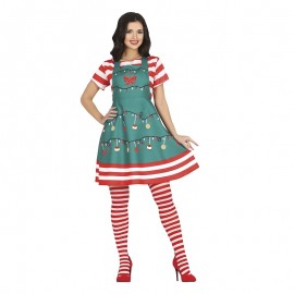 Disfraz de Christmas Dress Adulta Disfraz de Christmas Dress Adulta