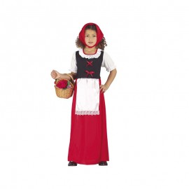 Disfraz de Posadera Pastora Roja Infantil Disfraz de Posadera Pastora Roja Infantil