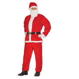 Disfraz de Papa Noel Terciopelo Extra Adulto Disfraz de Papa Noel Terciopelo Extra Adulto