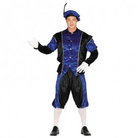 Disfraz de Paje Azul Adulto Disfraz de Paje Azul Adulto
