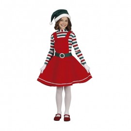 Disfraz de Santa Girl Worker Infantil Disfraz de Santa Girl Worker Infantil
