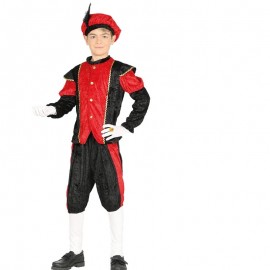 Disfraz de Paje Infantil Rojo Disfraz de Paje Infantil Rojo