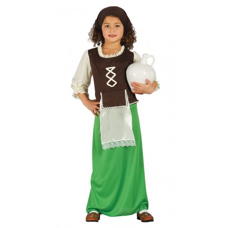 Disfraz de Posadera Verde Infantil