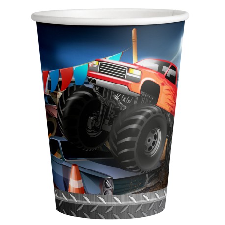 8 Vasos Monster Truck